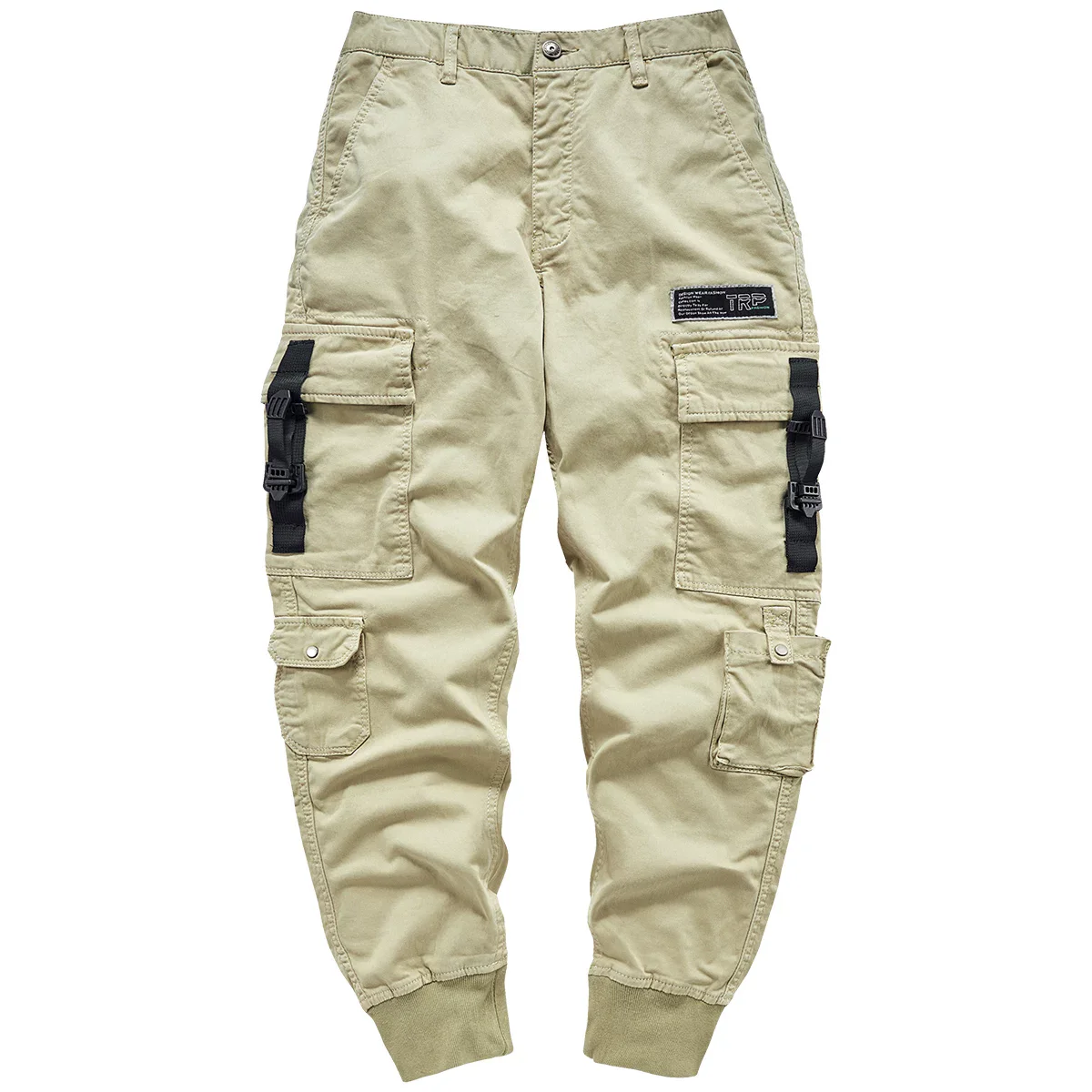 Men 2026 Autumn Techwear Cargo Pants Multi Pocket Tactical Pants Joggers Casual Cotton Trousers Streetwear