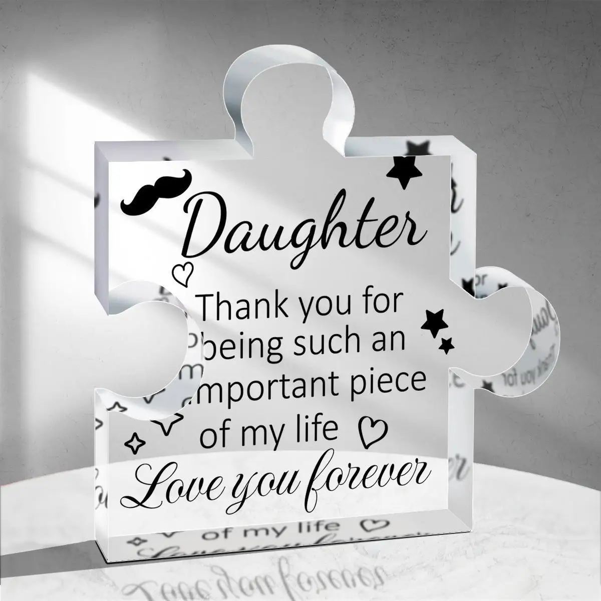 

1pc "You'll Always Be My Baby Girl" Acrylic Plaque – Heartfelt Daughter Gift (Birthday/Graduation/Christmas)