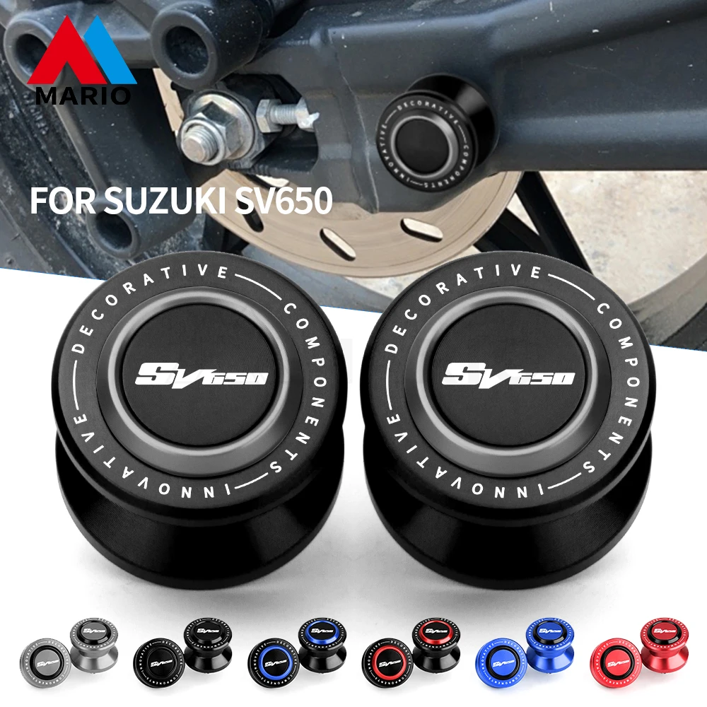 

Motorcycle M8 For SUZUKI SV650 SV1000 Swing Arm Stand Screw Swingarm Spools Slider SV 650 SV 1000 2019 2020 2021 2022 2023 8mm