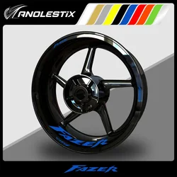 AnoleStix-pegatina reflectante para rueda de motocicleta, cinta de rayas para llanta, para YAMAHA FZ FAZER 2019, 2020, 2021, 2022, 2023