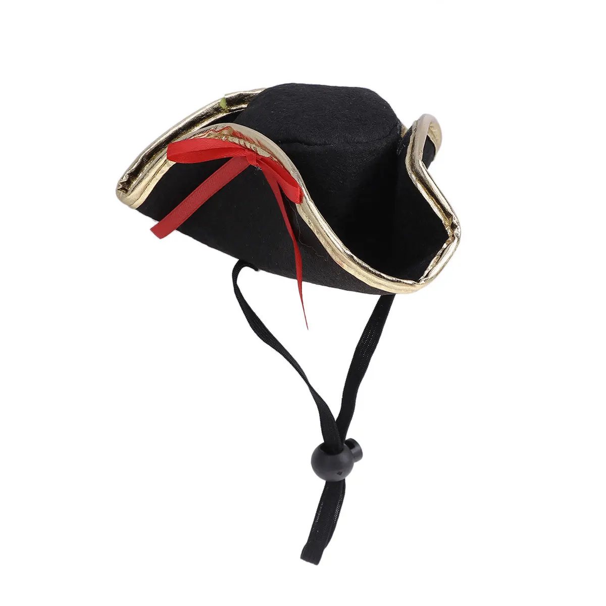 Divertido Disfraz de Pirata para Mascotas, Perros y Gatos, con Banda Ajustable para la Barbilla, para Mascotas Pequeñas, Medianas y Grandes, Sombrero de Fiesta, Accesorio para Fotos