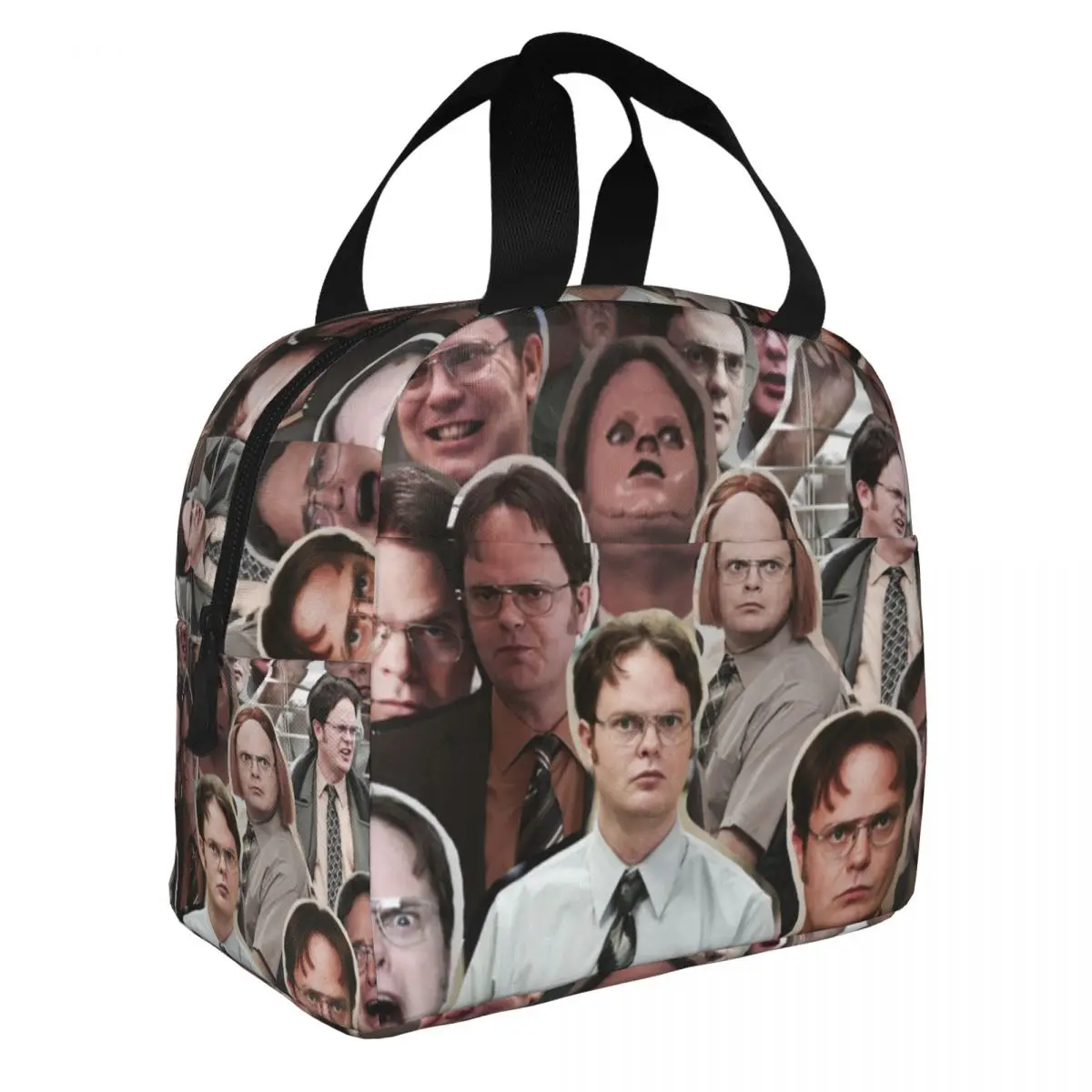 Dwight Schrute The Office Insulated Lunch Bag Cooler Bag Lunch Container Thriller High Capacity Tote Lunch Box Food Bag School