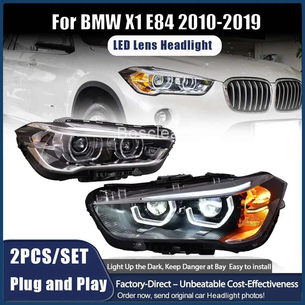 

Автомобильные фары для BMW X1 E84 светодиодные фары 2010 2011 2012 2013-2015-2019 F49 фары Drl линзы проектора автомобильные аксессуары