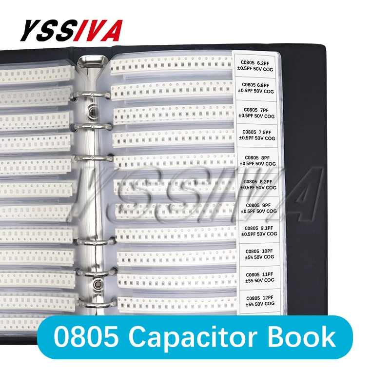 Imagem -04 - Smd Capacitor Sample Book Chip Capacitância Variedade Grupo Faça Você Mesmo Pack 1206 0805 0603 0402 0201 50 80 90 92 Valores 25 Pcs 50 Pcs