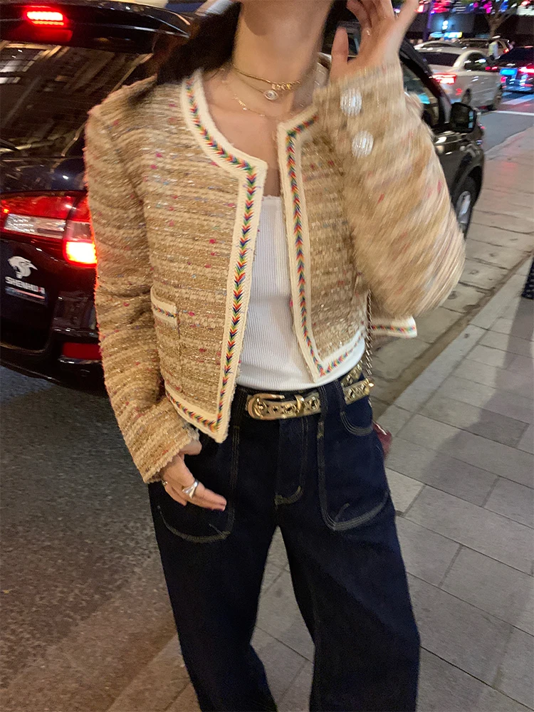 

Ранняя осень Design ort Шерстяное пальто женское 2024, новинка Sle Small Fraance Wind Jaet, корейский Sle Straight Cut Long Sve