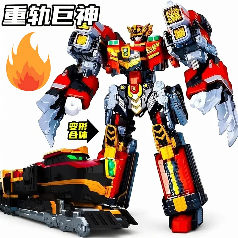 2026Metal Cardbot S BLUE COP TRINITY Drilling Vehicle Transform Combined Robot Action Figures Toys Car Card Animation Model Gift