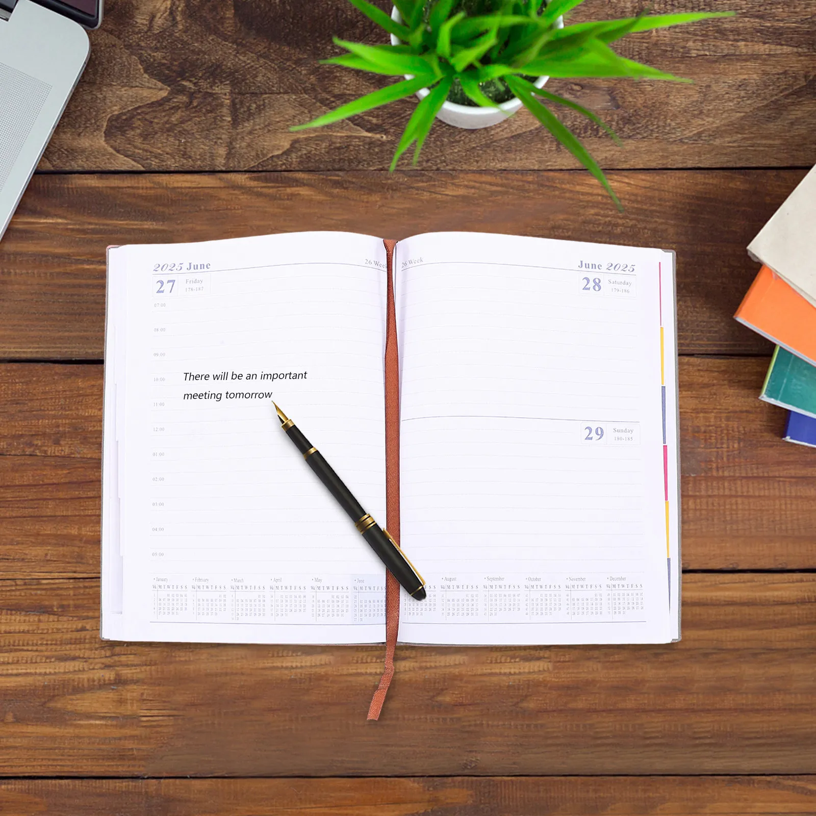 2-cuadernos-planificadores-academicos-organizador-domestico-portatil-lista-de-horarios-diarios-planificador-mensual-multifuncional-2025-libro-de-escritura