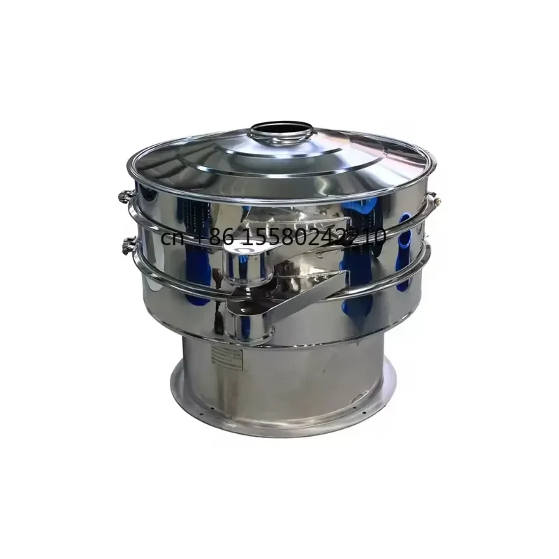 2026 hot Ultrasonic Rotary Vibrating Sieve Machine for Pigment Metal Flour Soil Screening Sifter Equipment