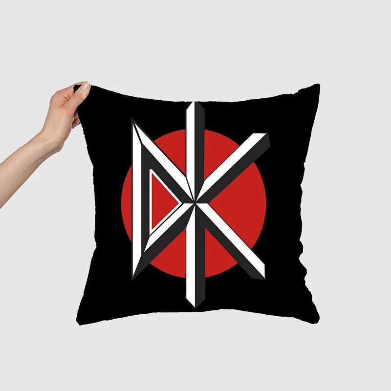 Pillow Case Dead Kennedys  logo Home Decorative Gift Sofa Car Super soft Cushions Square Pillowcase Chair Pillow Cove 025