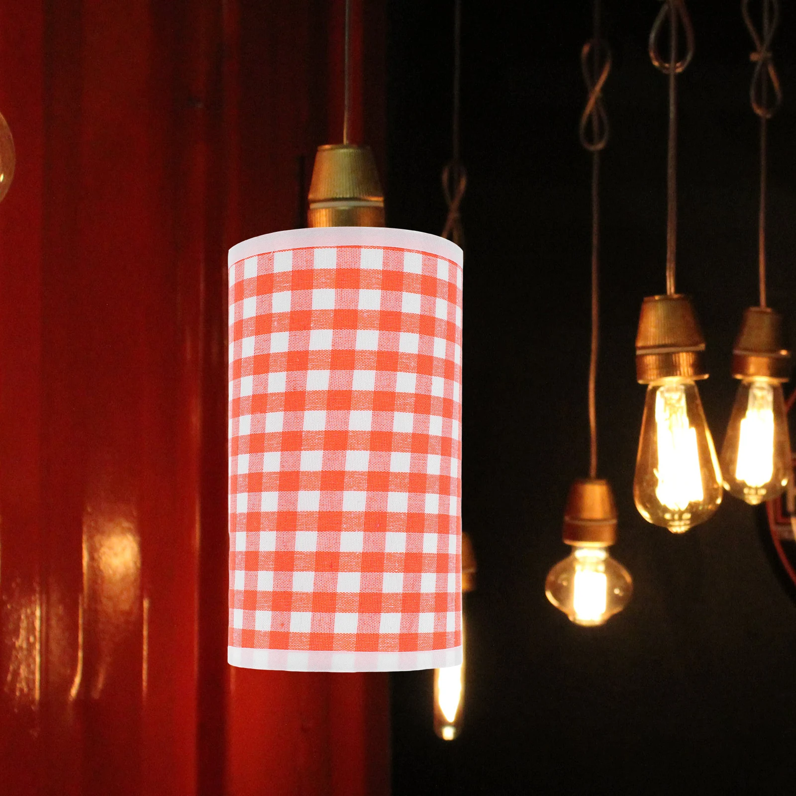 

Lampshade Housing E27 Cloth Iron Material Replacement Cover Table Wall Pendant Lights Lamp Bases Decorative Easy Clean