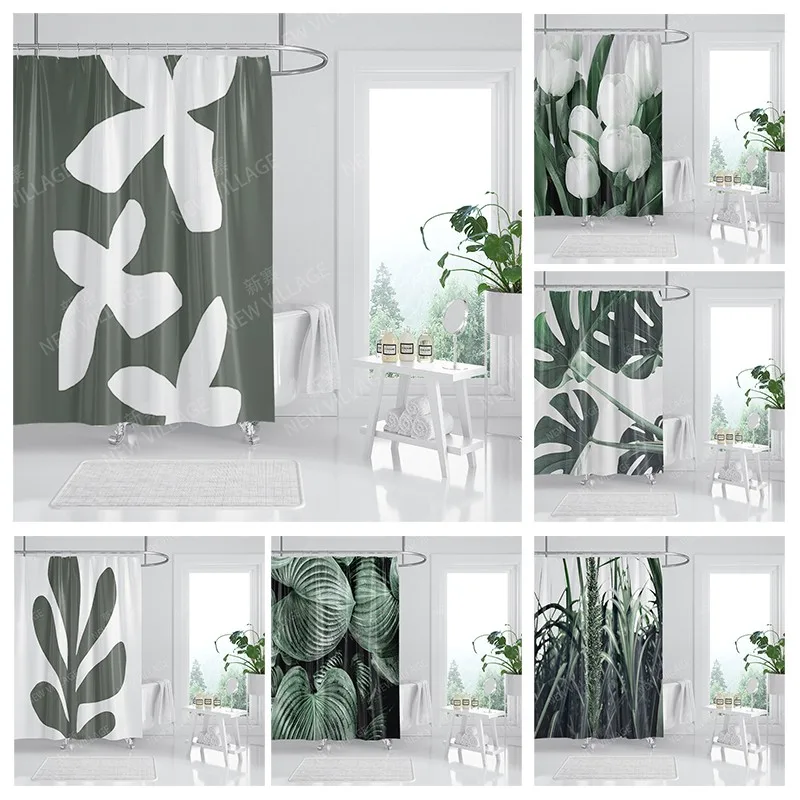 

Водонепроницаемая тканевая занавеска для душа, занавеска для ванной комнаты 180x200, занавеска для душа 240*200, скандинавский декор в стиле бохо x