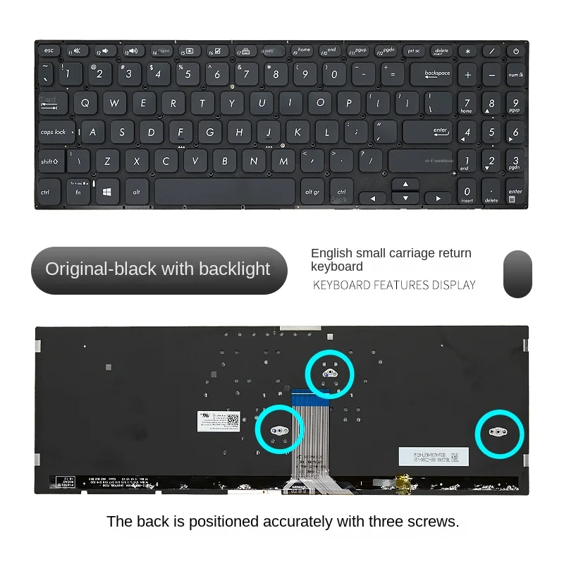 Replace application For ASUS S15 S530UA S5300F S5300U X530M K530FA Y5100UB Laptop keyboard