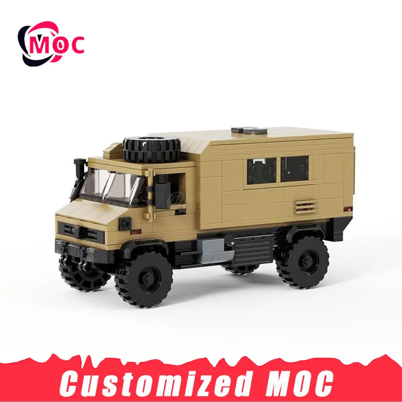 

657 шт. классические строительные блоки MOC Unimog U4000, набор для сборки внедорожника, орнамент, модель автомобиля, детские игрушки, Рождественский подарок