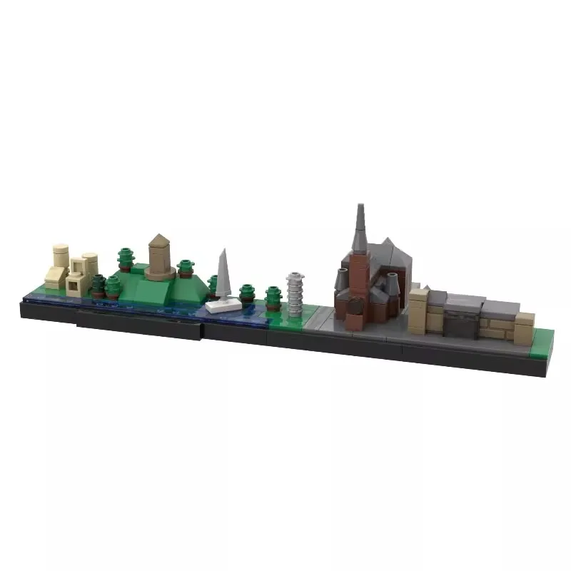 Bricklink allemagne Ruhr Base industrielle ville horizon maison Architecture rue vue ensembles hambo