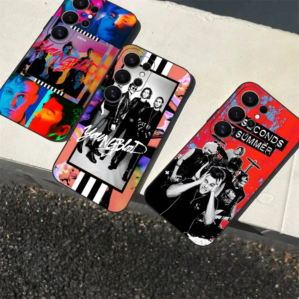 Seconds-of-Summers-5SOS Phone Case For Samsung S 24 Fe 25 Ultra Plus 20 Lite 21 30 22 23 24 22 Ultra 5G Fundas