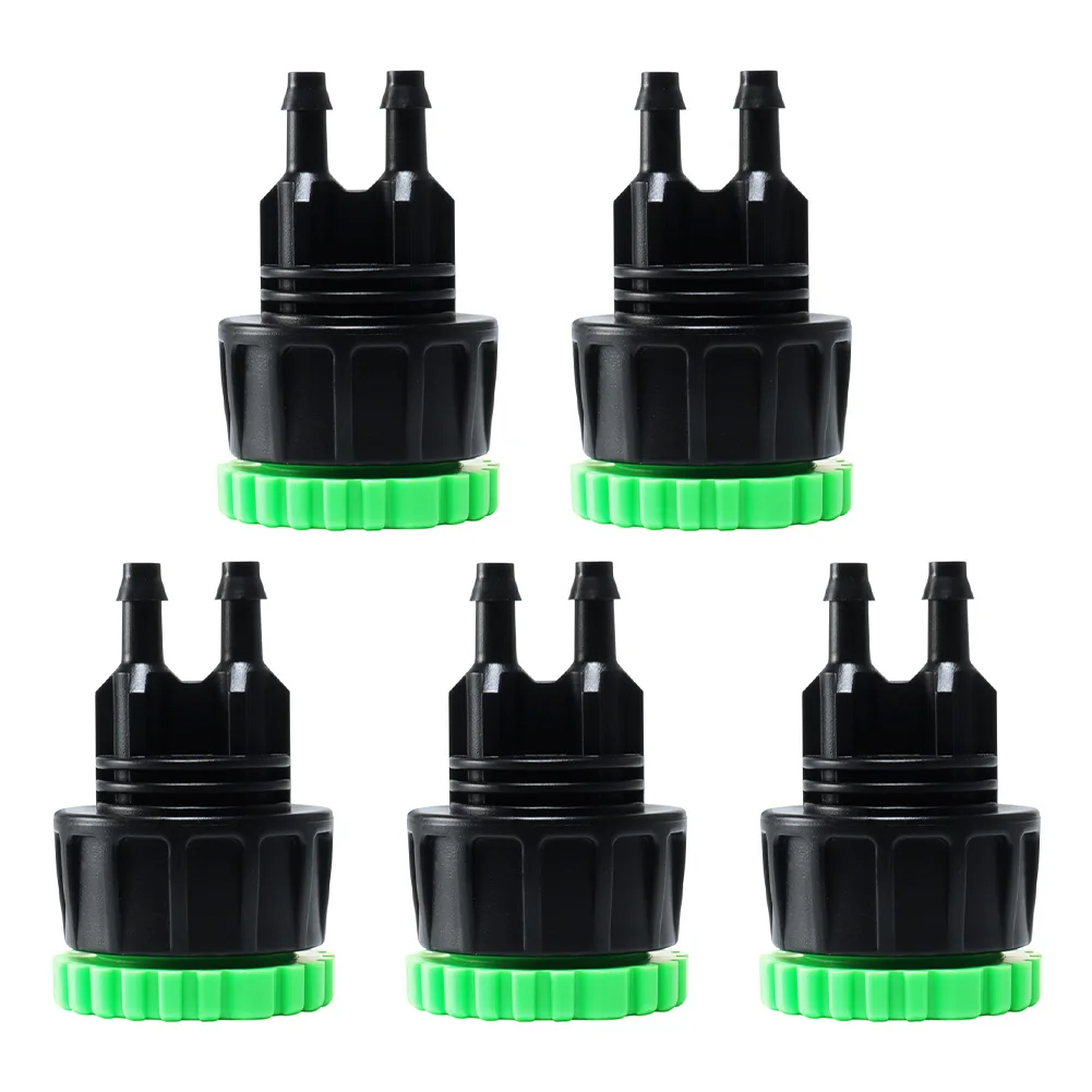 

5 шт. пластиковых соединителей-разветвителей для садовых кранов, для сельскохозяйственных ирригационных систем и систем полива.