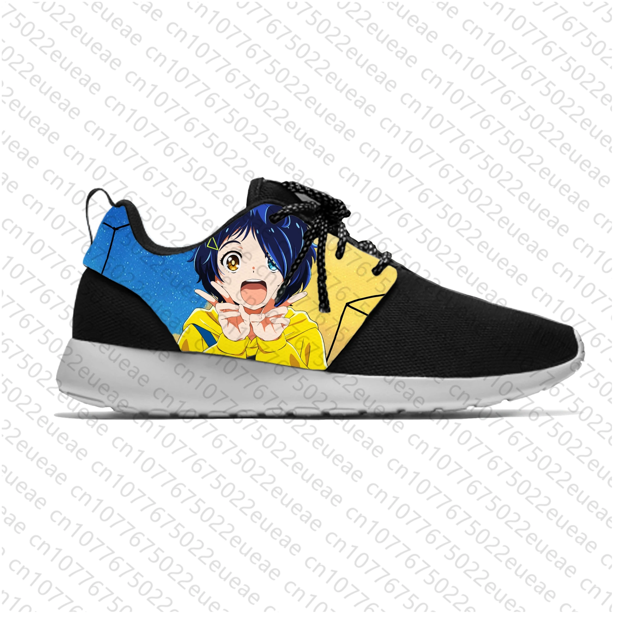 Chaussures de sport respirantes légères pour hommes et femmes, baskets de course Anime Manga Cartoon, Wonder Egg, SevOhto Ai, impression 3D, décontracté