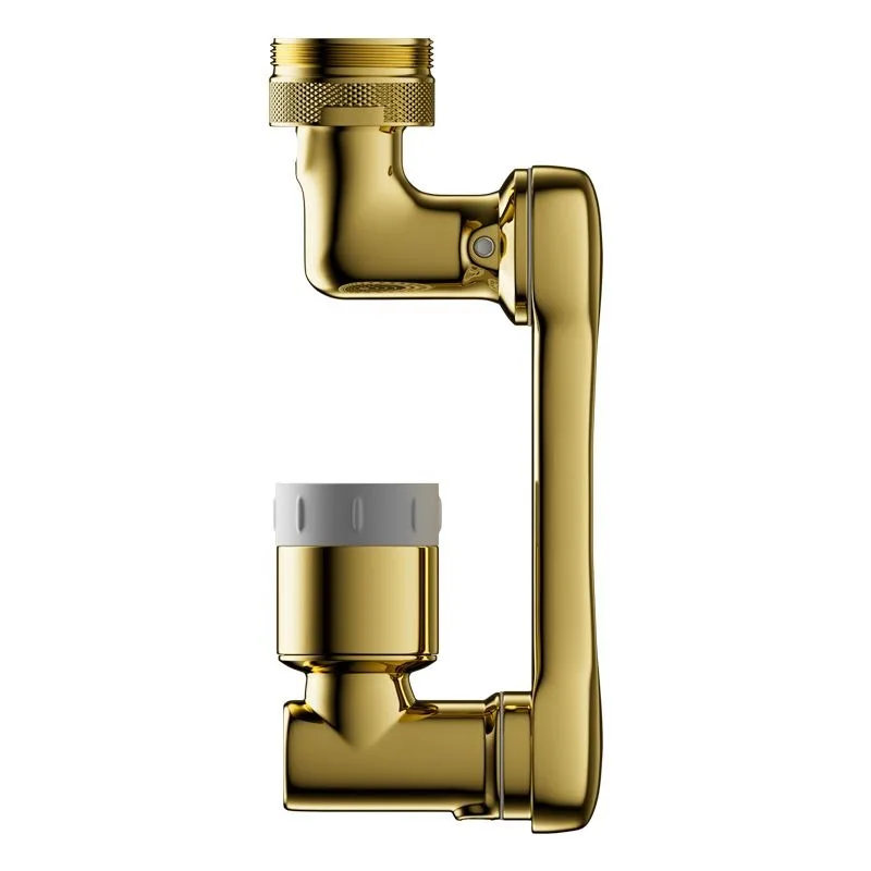 1080° Universal Faucet Wash Basin Mechanical Arm Wash Basin Multifunctional Rotatable Copper Tap Water Mouth Sprinkler