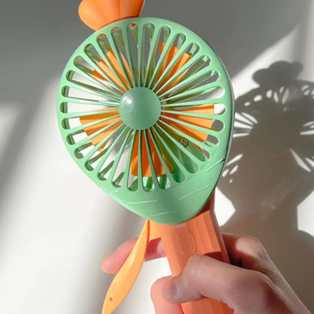 

Pineapple Carrot Handheld Fan Press Misting Summer Cooling Fan Lightweight Portable Travel Outdoor Manual Mist Spray Summer Hand