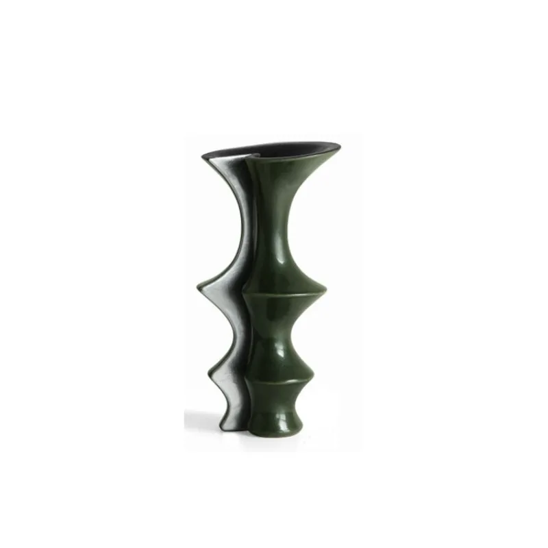 

New Chinese light luxury handmade vases are rising steadily, household living room flower utensils, soft decoration ornaments