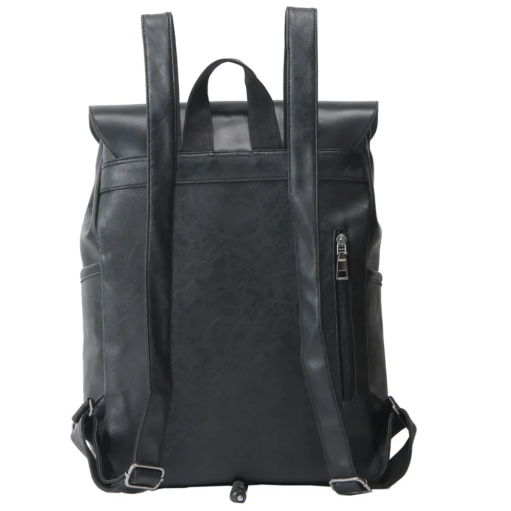 Customizable Women fashion backpack male travel backpack school mens leather business bag large laptop shopping travel bag