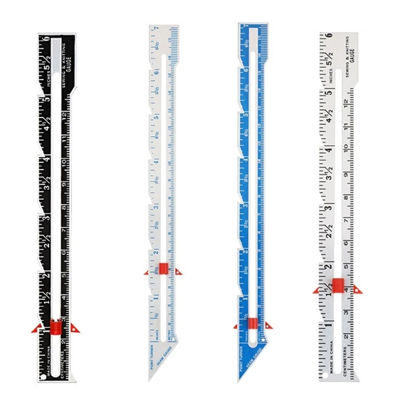 Righello per cucito Righello per sarto Calibro per cucito Strumento per misurare cucito Accessori per cucire