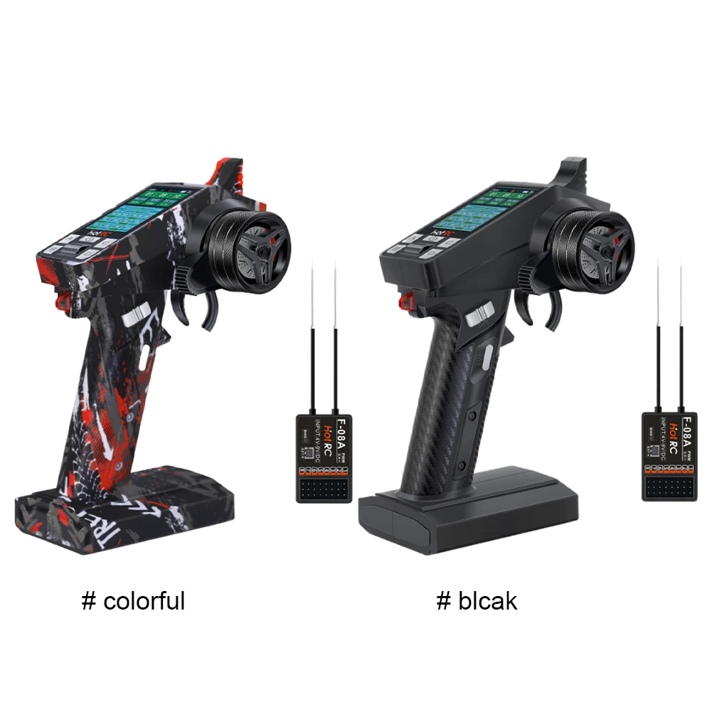 8-Channel Car and Ship Model Remote Control with Screen 2.4G RC Controller for Climbing Drift Vehicle RC Car Ship Tank