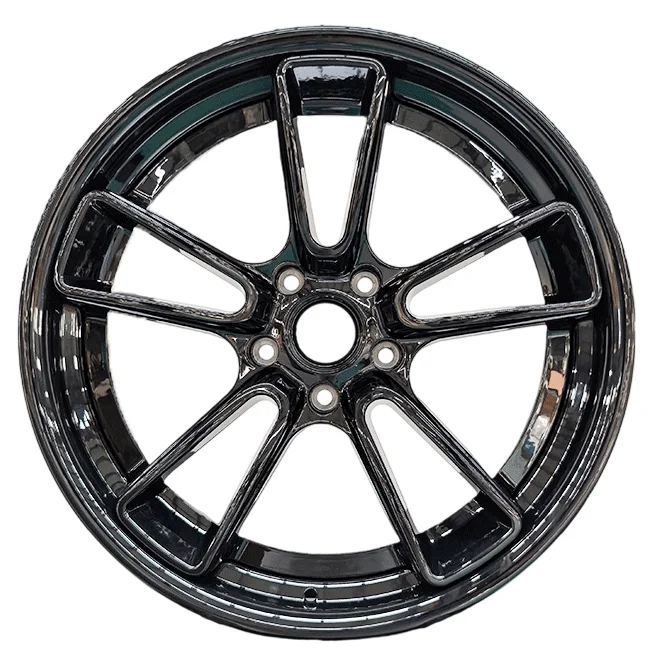 

High-Gloss Finish Black Chrome 5*130PCD 20-21 Inch Aluminum Alloy Car Hub Forged 40mm New Multi-Spoke Design Universal
