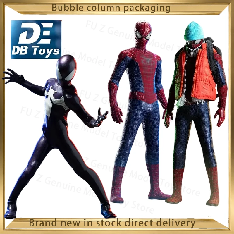 Popular Toy Collection  Authentic DB Toys X 6in Studio【Black Symbiotic Amazing Spider Man 1/12】Xia Ya War Chronicles