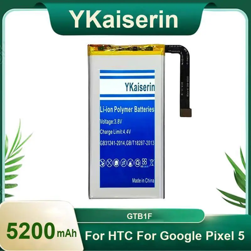 Mobile Phone Battery For Htc Google Pixel 5 5200mAh GTB1F High Quality