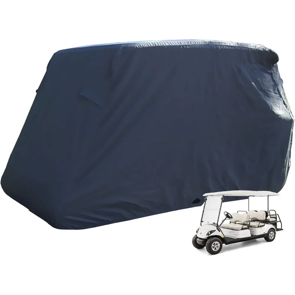 

Чехол для 6-пассажирской тележки для гольфа для EZ-GO, Club Car и Yamaha — пылезащитный и прочный защитный чехол для хранения