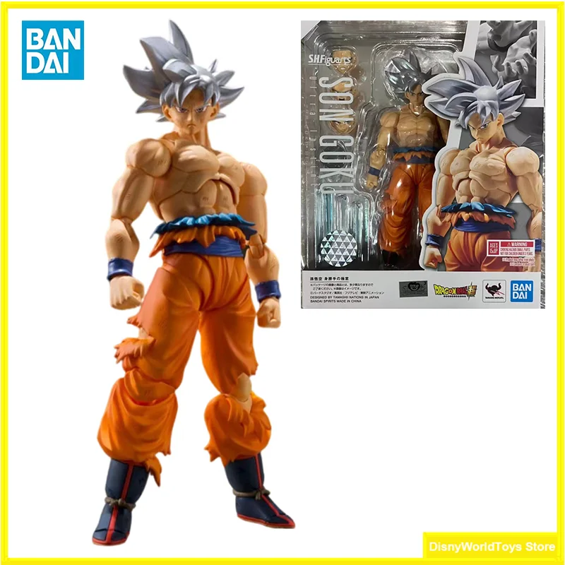 100% Original Bandai S.H.Figuarts Son Goku Ultra Instinct Dragon Ball Super In Stock Anime Action Collection Figures Model Toys