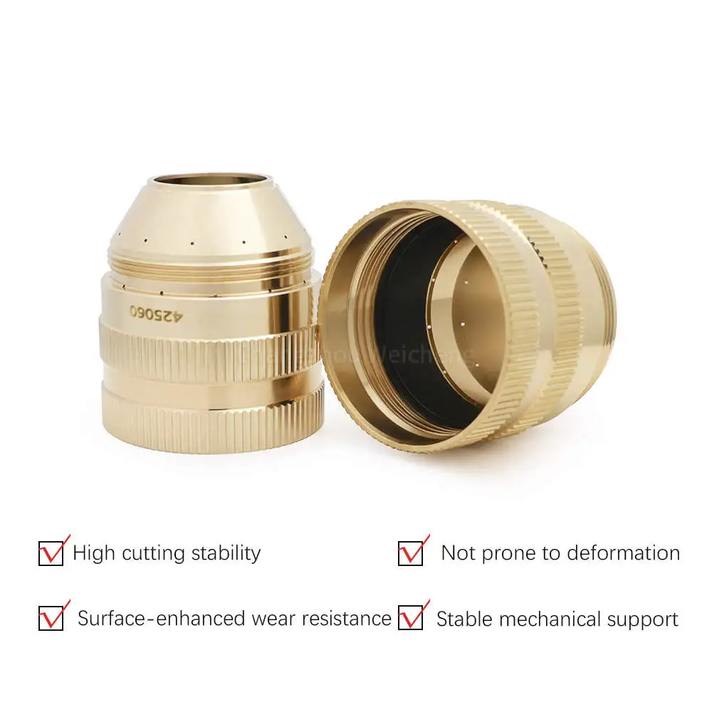 Jiusheng Tapa de retención de corte por plasma de cobre 425060 425160 HC-4200 Consumibles de antorcha