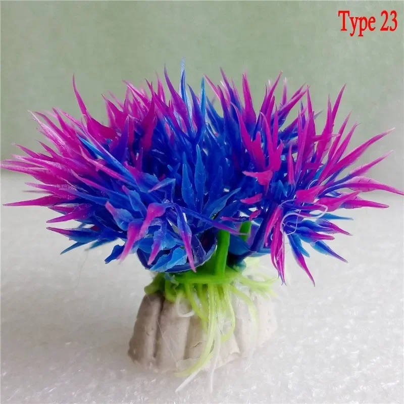 1 pcs Plastic Aquarium Plants Wonder Grass Ornament Decor Landscape for Fish Tank