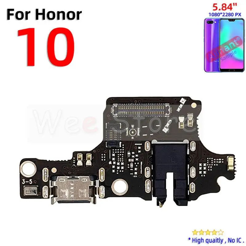 AiinAnt Charger Dock Connector Port Fast Charging Board Flex Cable For Huawei Honor 10 20 View Note 10 V10 10x Lite Phone Parts