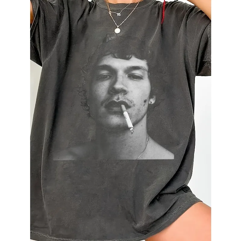 Retro Ilya Rozanov Ice Hockey Jersey Men's T-shirt Summer New Item Suitable for Both Men and Women Casual T-shirt