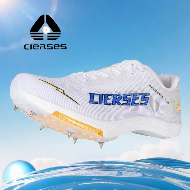 CIERSES  Men Women Track and Field Spikes, Sprint Long Jump Competition Shoes 2460-1