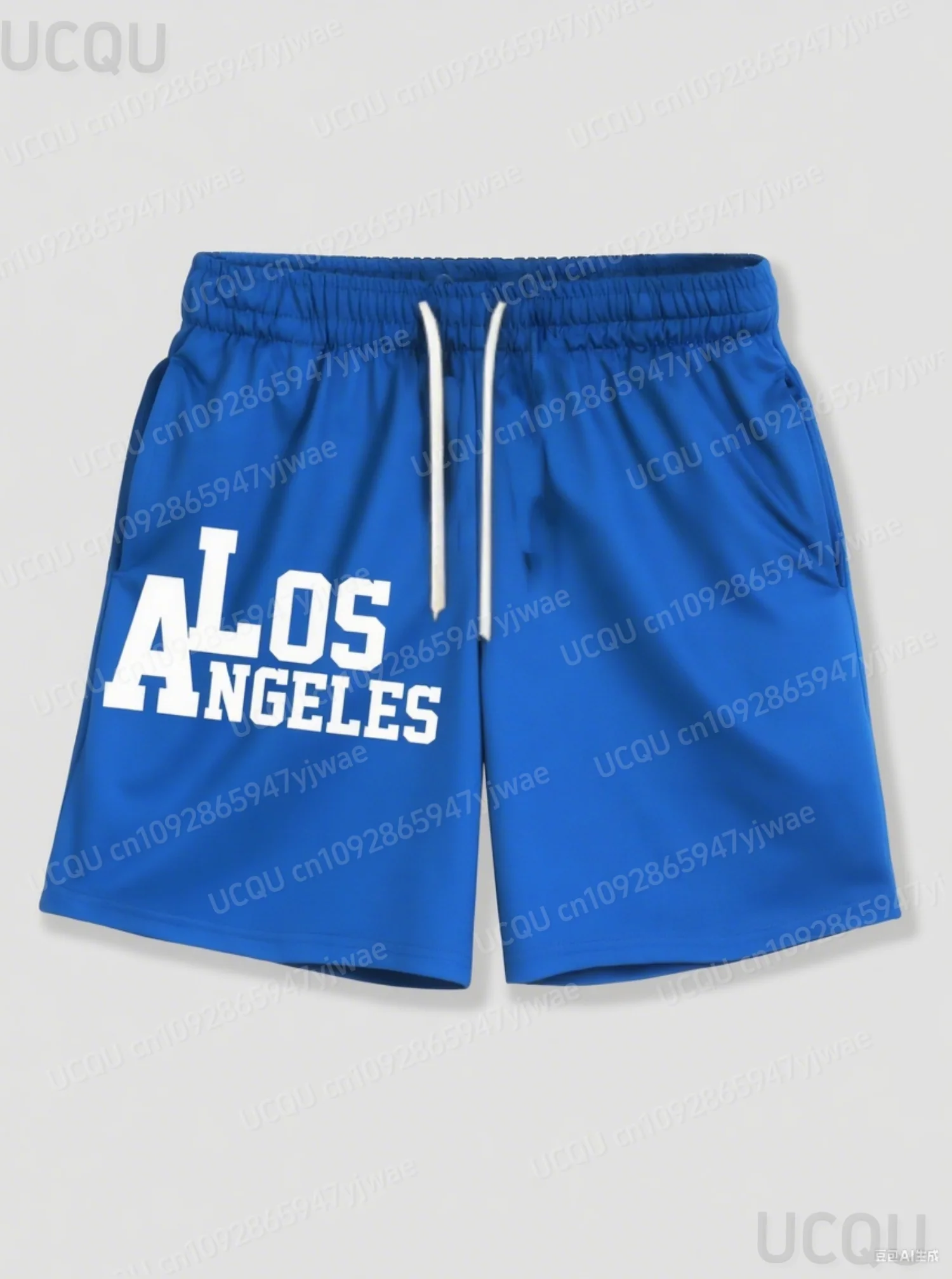 

Летние мужские шорты для отдыха LOS ANGELES с принтом, быстросохнущие гавайские пляжные шорты, мужская одежда