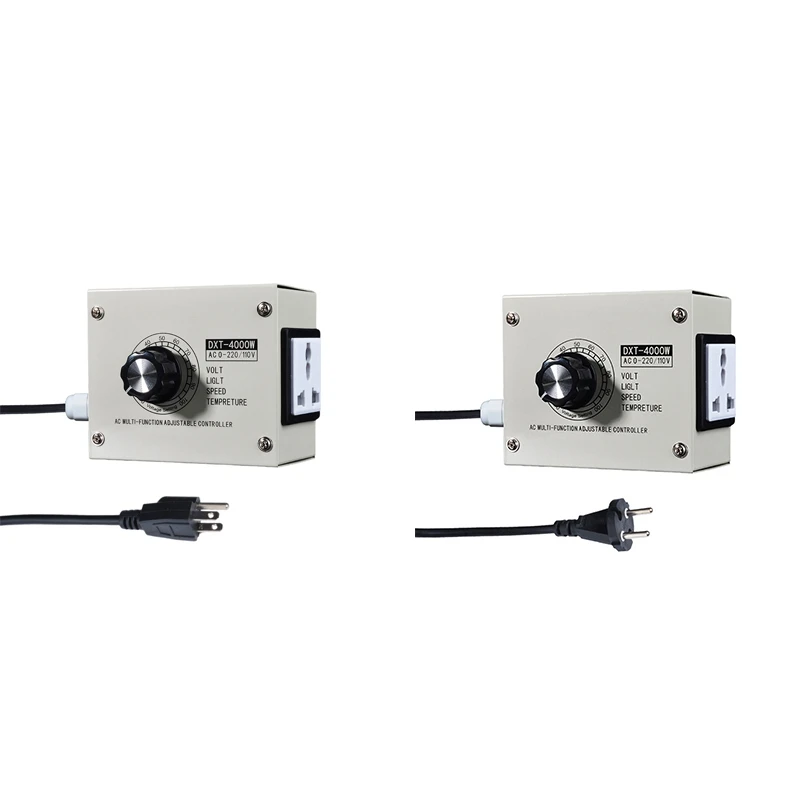 Förderung! Einstellbarer Spannungsregler, 4000 W, SCR, einstellbarer Dimmer, Geschwindigkeitstemperatur, stufenloser Riemen mit variabler Geschwindigkeit