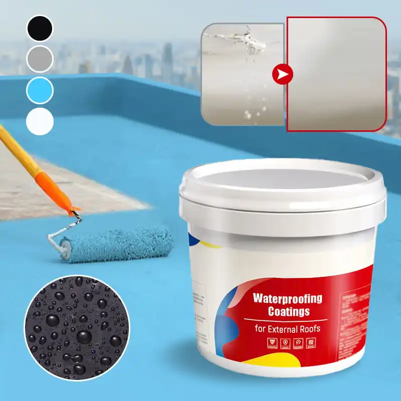 High Stretch Roof Coating Waterproofing Coatings for External Roofs RV Sealant Adhesive Repair Leak