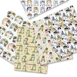 Polyester Katoen Cartoon Stof 140*50Cm Handgemaakt Naaien Patchwork Quilten Baby Jurk Thuis Blad Bedrukt Stof Naaien Kinderen