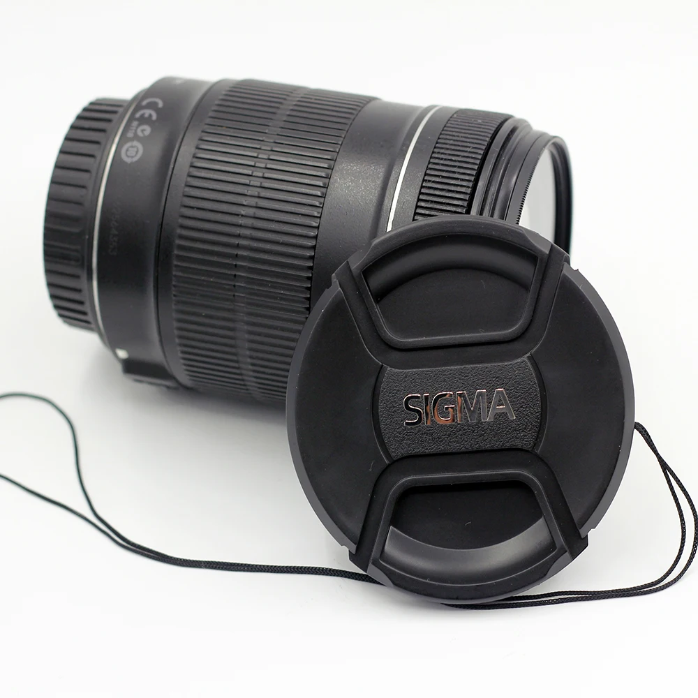 58mm Camera Lens Cap Snap-on Cap Cover With Anti-lost Rope For Sigma Camera Lens DP0Q DP1Q DP2Q DP3Q 70-300