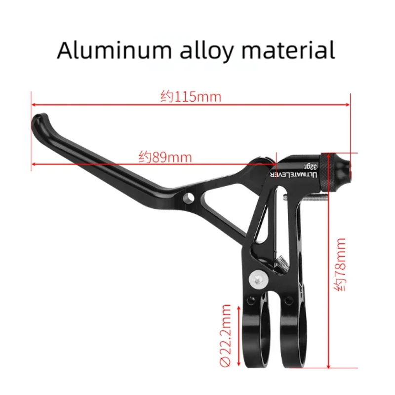 MEROCA V Brake Lever Ultralight 68g Double Brake Lever CNC Bicycle Brake Handle Purple Lever for Brompton Bmx Bike Accessories view 2