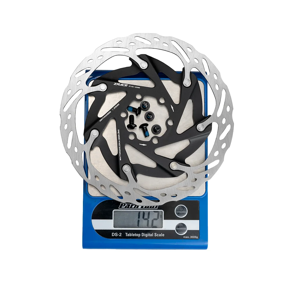 ZRACE RT-RX 6 Screw Disc Rotor, Ultralight Strong heat dissipation floating rotor 160mm Road disc brake
