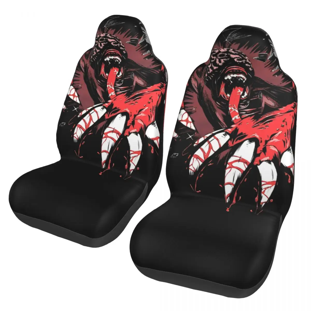 Resident Lick Of Death Eviled Universal Car Seat Cover AUTOYOUTH Game Umbrella Car Seat Protection Covers Seat Protector