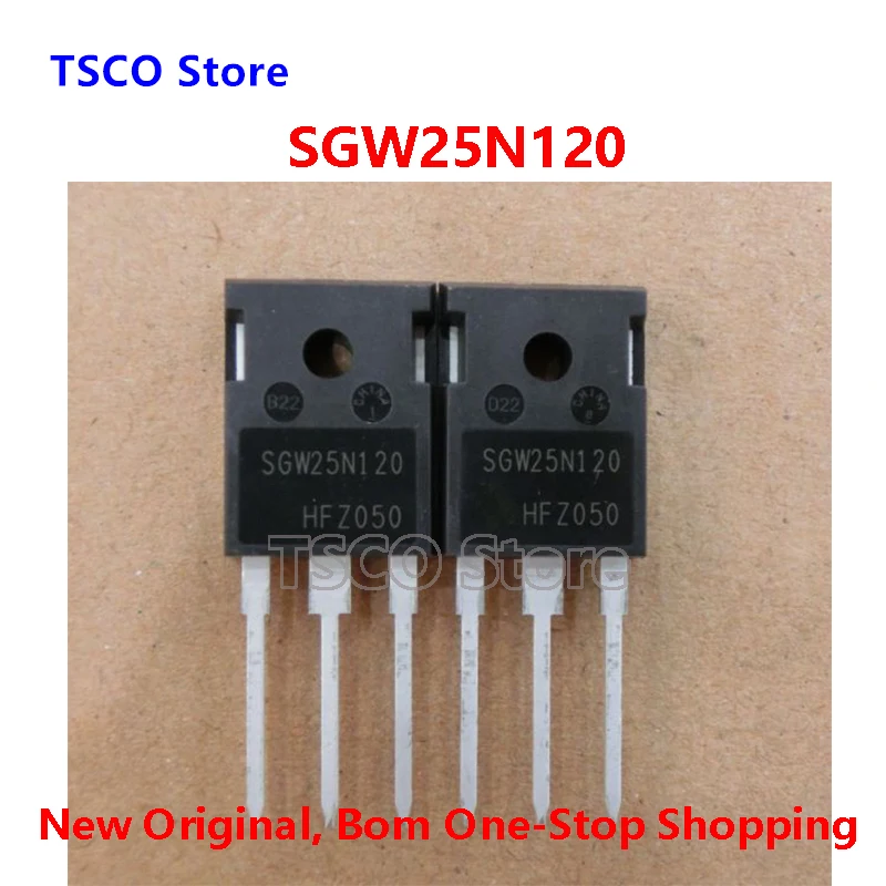 (10 Piece/LOT)  SGW25N120 , TO-247 New Origiail IGBT Chip N-CH 1200V 46A 313W