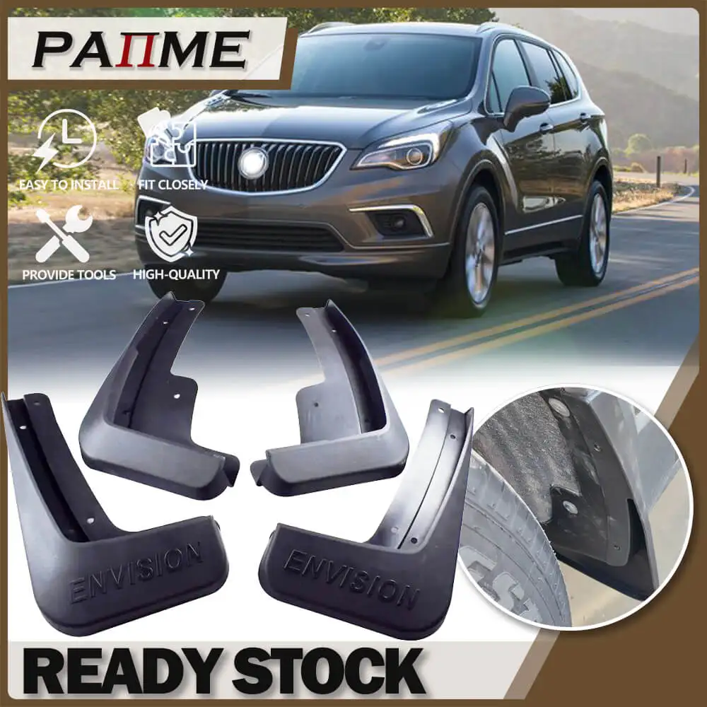 

Car Mud Flaps For Buick Envision SUV 2016 2017 2018 2019 2020 2021 Mudguard Splash Guards Front Rear Fender Mudflaps YC102084