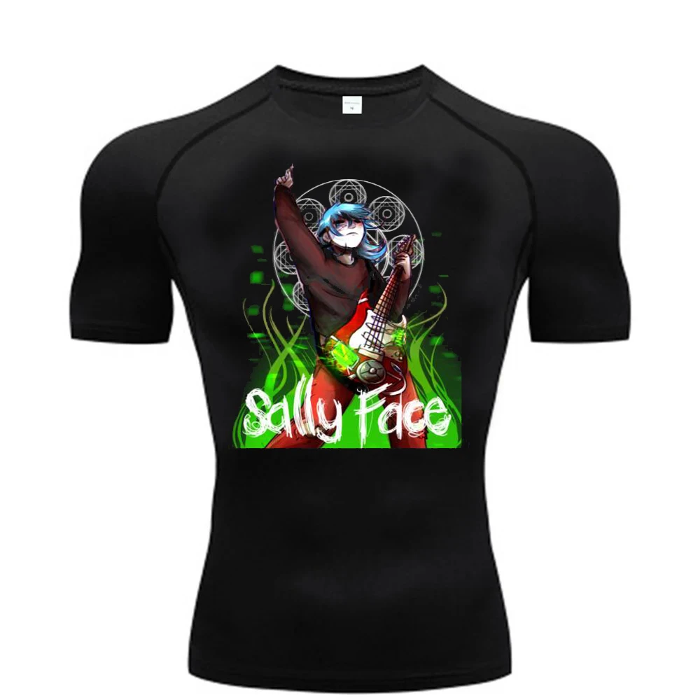 Sally Face top tees Tracksuit Sportshirts Retro y2k dollette gothic manga cutecore grunge Retro scene