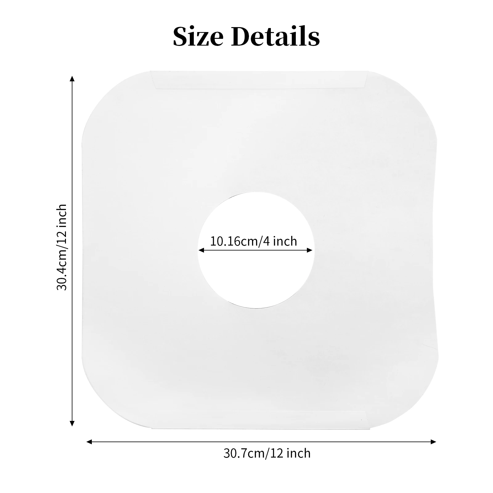 Hot 20 Pcs High Quality ACID FREE Anti-static White Kraft Paper Inner Sleeves 12 Inch LP Record With Hole and Rounded Corners