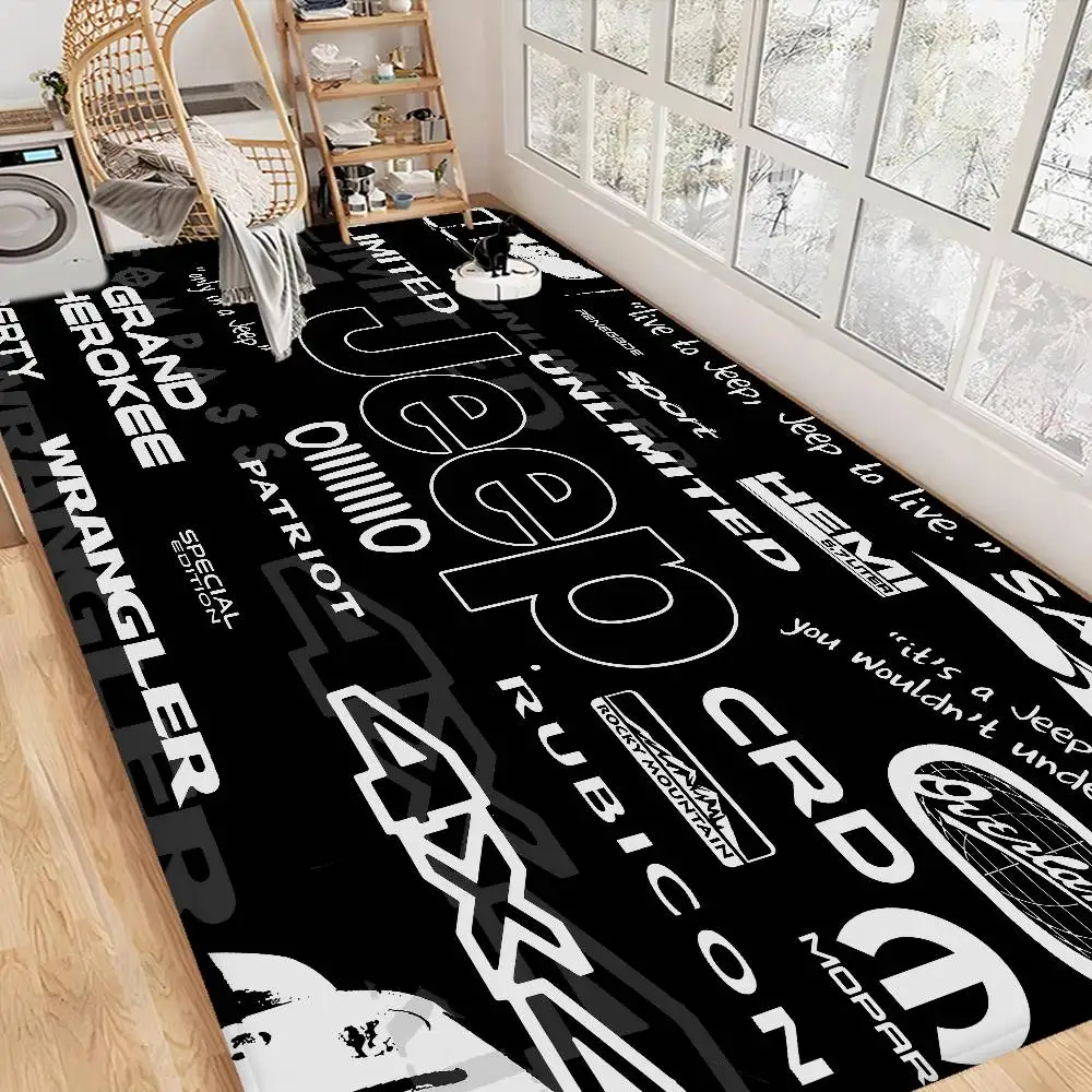 J-JEEP Room Mats Anti-slip Absorb Water Long Strip Cushion Bedroon Mat Household Carpets
